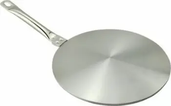 Adapter për sobë me induksion KingHoff KH 1710, 28 cm, çelik inox, argjendtë