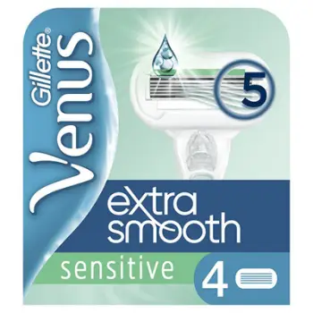 Kokë zëvendësuese Gillette Venus Extra Smooth Sensitive kDKR8117, 4 copë