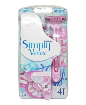Brisqe për rrojë Gillete Simply Venus 3 Plus, 8 copë