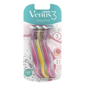 Brisk rroje Gillette Venus 3 Dragonfruit për femra, 3 copë