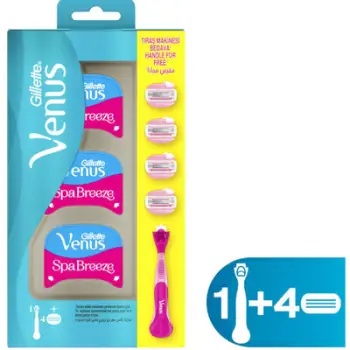 Brisk rroje Gillette Venus Breeze + 4 koka