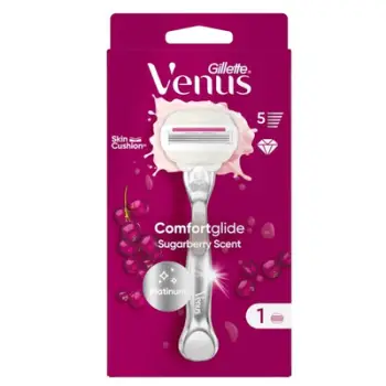Briskë rroje Gillette Venus Platinum Comfortglide Sugarberry + 1 kokë