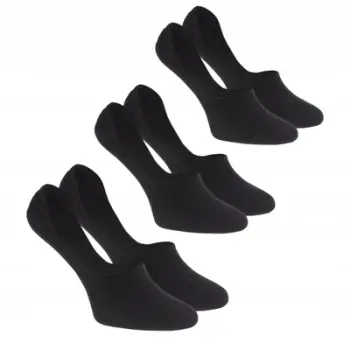 Çorape të shkurtra FOOTIS 3 Pack, set 3 palë, pambuk, të bardha