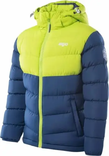 Xhaketë për fëmijë Bejo Baldey II Jr, me mbushje sintetike, me kapuç të shkëputshëm, blu