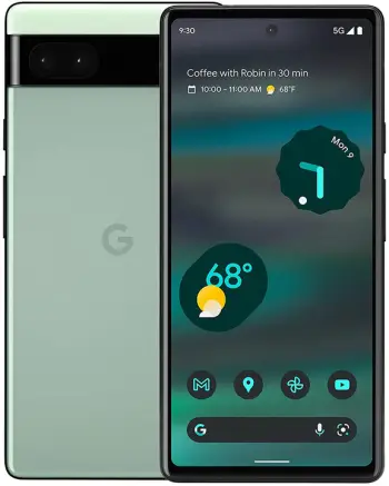 Celular GOOGLE Pixel 6a 5G, 6.1" FHD+, 6GB RAM, 128GB, i gjelbërt e çelët