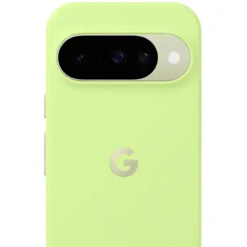 Mbulesë telefoni Google Pixelsnap për Pixel 10 dhe Pixel 10 Pro, Hard Shell, kompatibile me karikues wireless, Lemongrass