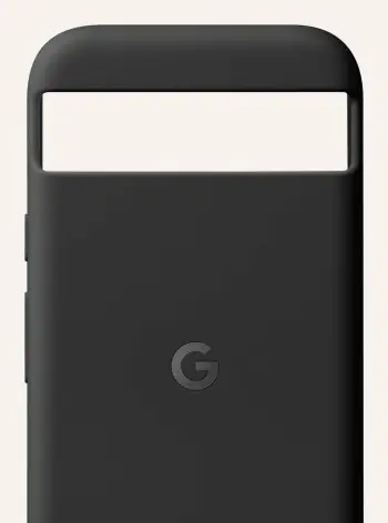 Mbështjellës Google Pixel 8a, polikarbonat/silikon, Obsidian