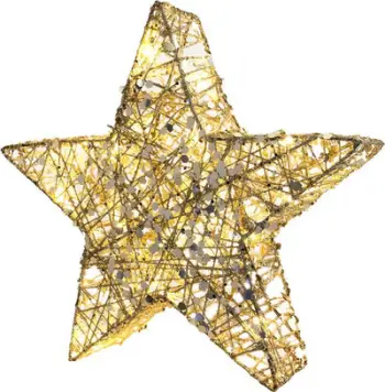 Yll ndriçues festiv Retlux RXL 326, 30 cm, 20 LED, e bardhë e ngrohtë