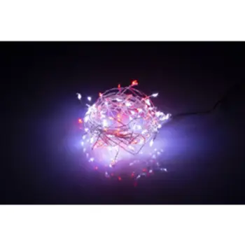 Drita festive Retlux RXL 381, 30 LED, 3 m + 0.35 m, bardhë / kuq