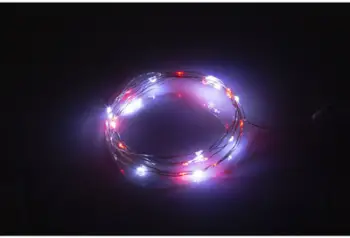 Drita festive Retlux RXL 382, 100 LED, 5 m + 2.4 m, bardhë / kuq