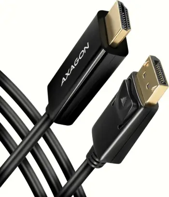 Kabllo AXAGON DisplayPort - HDMI 1.4, 4K @ 30Hz, 1.8 m