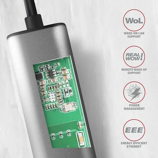 Përshtatës Ethernet AXAGON ADE-25RC - 2