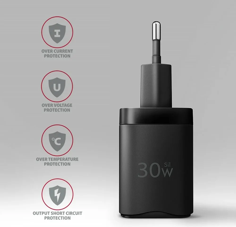 Karikues rrjeti AXAGON ACU-PD30, USB-C, 30W, i zi - 5