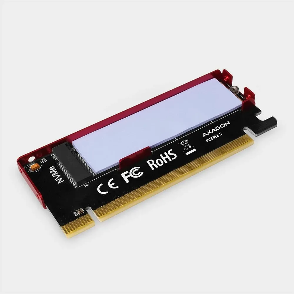 Përshtatës Axagon PCIe x16 në M.2 NVMe + ftohës (PCEM2-S) - 5