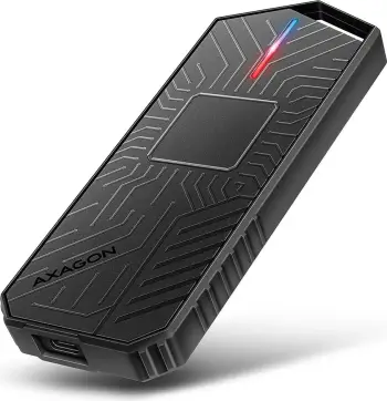 Kuti e jashtme SSD Axagon EEM2-UB2 ARROW, M.2 NVMe, USB C 3.2 Gen2, alumini, e zezë