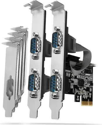 Kontrollues PCIe Axagon PCEA-S4N, 4x porta seriale RS-232, PCIe 2.0 x1