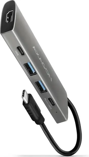 Stacion dokimi Axagon HMC-5G2 Speedster 5H, USB-C 10Gbps, HDMI, gri