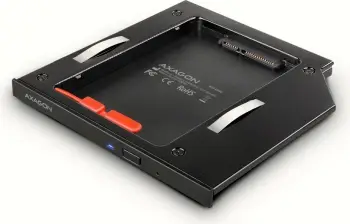 Kornizë bay për HDD SSD Axagon RSS-CD09, 2.5", 9.5mm, alumin, me LED