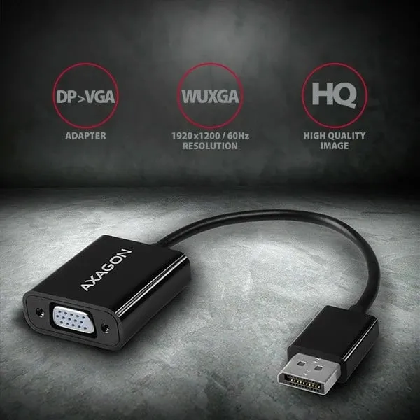 Përshtatës AXAGON RVD-VGN, DisplayPort - VGA, FullHD - 2