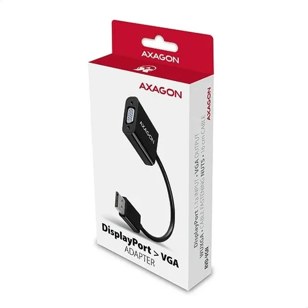 Përshtatës AXAGON RVD-VGN, DisplayPort - VGA, FullHD - 8