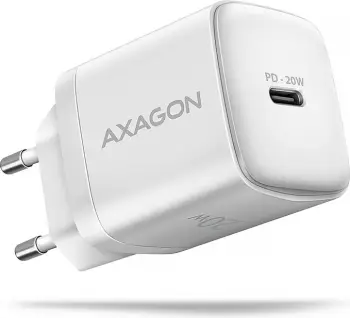 Karikues rrjeti AXAGON ACU-PD20W, 20W, USB-C, i bardhë