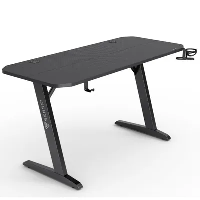 Tavolinë SENSE7 Nomad Basic, 140cm x 60cm, e zezë - 2