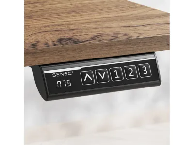 Tavolinë elektrike SENSE7 NOJO LIGHT, 120 cm x 60 cm, kafe e errët - 5