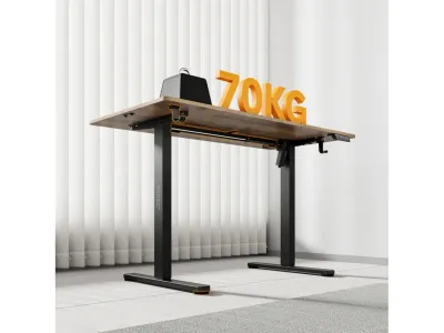 Tavolinë elektrike SENSE7 NOJO LIGHT, 120 cm x 60 cm, kafe e errët - 6