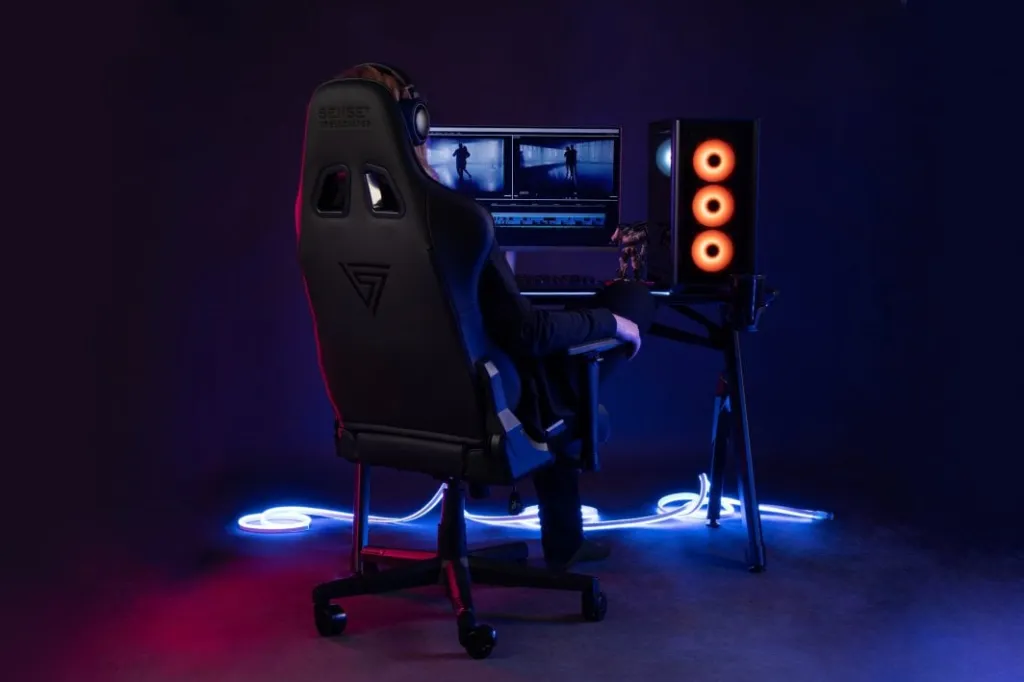 Karrige SENSE7 Spellcaster, e zezë/e kaltër - 13