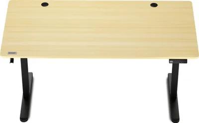 Tavolinë SENSE7 Nojo, 140cm x 70cm, e zezë/ druri e lehtë - 6