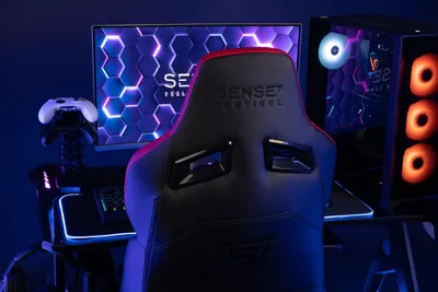 Karrige SENSE7 Sentinel, me pëlhurë, e zezë - 20