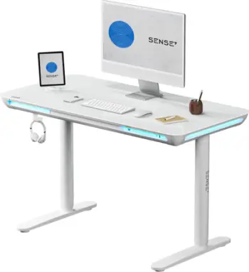 Tavolinë SENSE7 NOMO, 120 cm x 60 cm, e bardhë