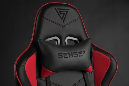 Karrigë për lojëra SENSE7 Spellcaster, e zezë/kuqe - 7