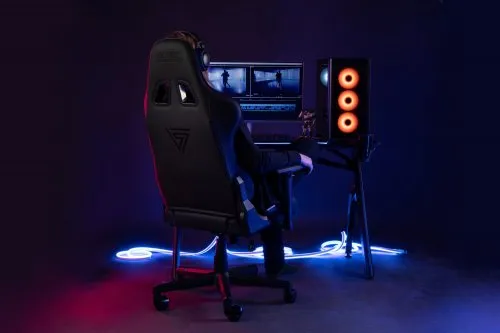 Karrigë për lojëra SENSE7 Spellcaster, e zezë/kuqe - 8