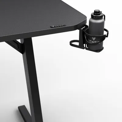 Tavolinë SENSE7 Classic Desk, 140cm x 60cm, e zezë - 8