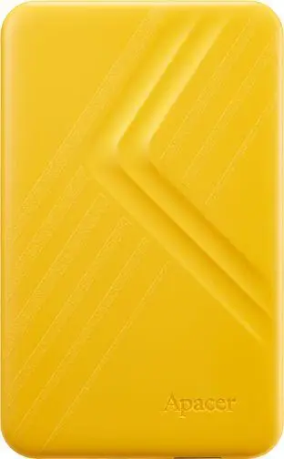 Disk i jashtëm HDD Apacer AC236 (AP1TBAC236Y-1), 1TB, 2.5'', i verdhë