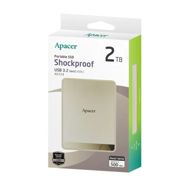 Disk SSD Apacer, 1TB, USB 3.2 Gen2, USB-C, 500 MB/s - 3