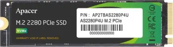 Disk SSD Apacer AS2280P4U, 256GB, M.2 2280 PCI-E x4 Gen3 NVMe