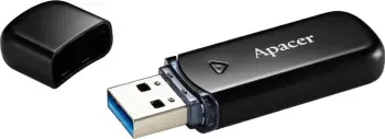 USB Flash Drive Apacer AH355, 128GB, e zezë