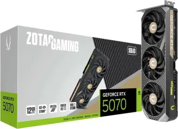 Kartelë grafike Zotac GAMING GeForce RTX 5070 SOLID NVIDIA 12 GB GDDR7