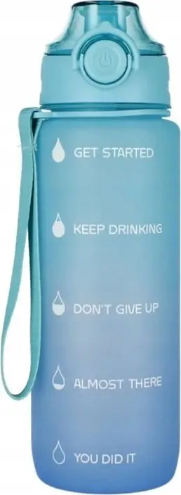 Shishe uji Starpak Ombre Blue, 750ml, tritan pa BPA, blu
