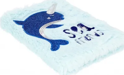 Bllok shënimesh Starpak Notes Plus Whale, A5, kopertinë plushi - 2