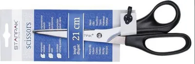 Gërshërë për zyre Starpak, 21 cm, të zeza - 1