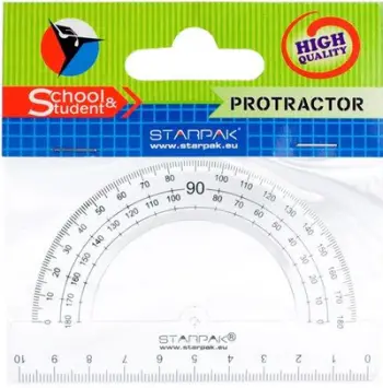 Raportor Starpak, 180 / 10cm, trasnparent