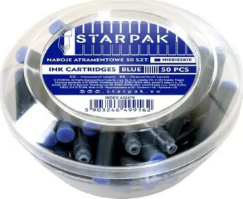 Ngjyra për stilolaps Starpak, 50 copë, të kaltra