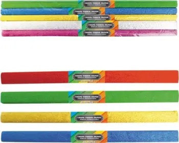 Set letra të metalizuara Starpak, 25x50cm, 5 copë, shumëngjyrëshe