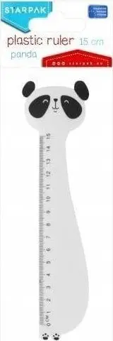 Vizore plastike Starpak Panda, 15cm, shumëngjyrëshe