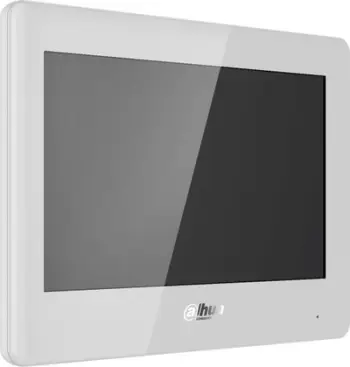 Monitor video interfon Dahua VTH5422HW-W, ekran 7", hands free, i bardhë