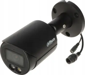 Kamerë IP Dahua IPC-HFW2449S-S-IL-0280B, 4MP, lente 2.8mm, e zezë
