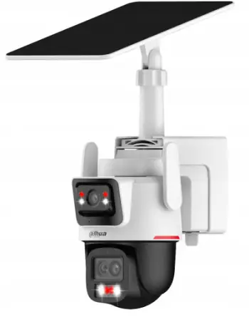 Kamerë sigurie Dahua Dual-Lens PT WLAN VDA-DH-IPC-PTS2649DCP-3E3Z-S4GB20, 3MP, WizColor, e bardhë